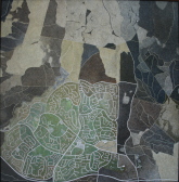 Bushfire. 2007. Oil on masonite. 1.2m square