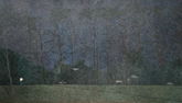 Downer Oval. 2010. Oil on masonite. 1.2 x 0.7 m