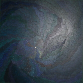 Universe seen from above. 1999. Oil on masonite. 1.2m square
