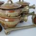 Anne Berens. Set of six lidded ramekins